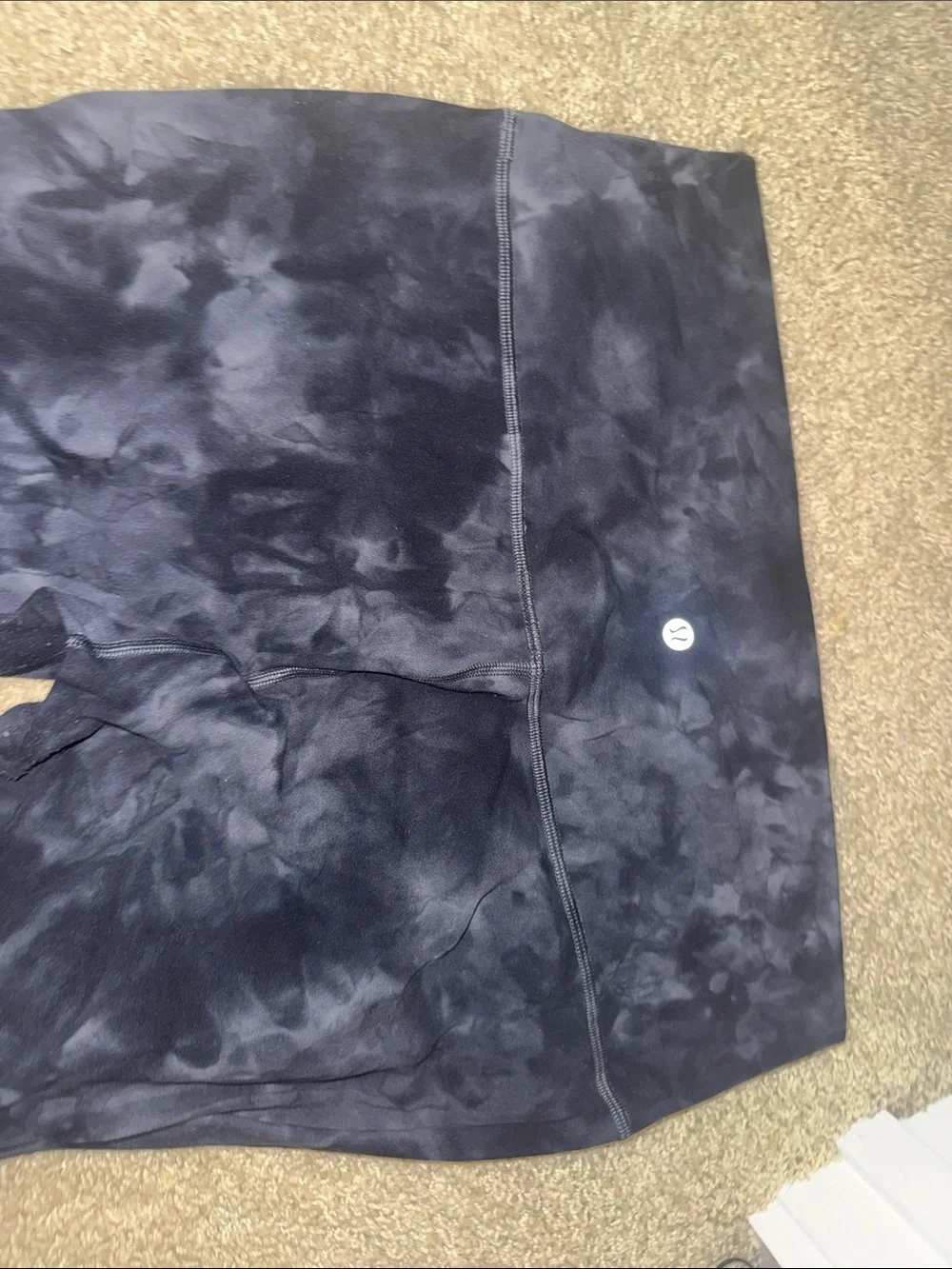 lululemon athletica Black Marble Print Leggings